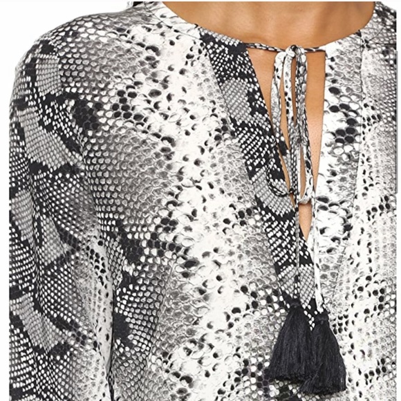 Elizabeth & James snakeskin silk dress - Picture 3 of 7